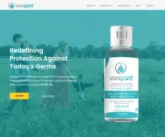 Varigard.com(Redefining protection against today’s germs) Screenshot