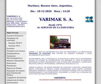 Varimak.com.ar(VARIMAK S.A) Screenshot