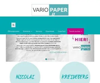 Vario-Paper.de(Lernen Sie VARIOPAPER kennen) Screenshot