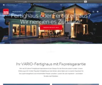 Variobau.at(Fertigteilhäuser) Screenshot