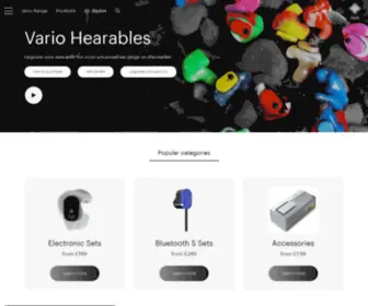 Variohearables.com(A clear advantage) Screenshot