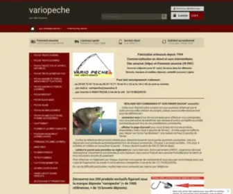 Variopeche.com(VARIO PECHE (artisan fabricant)) Screenshot