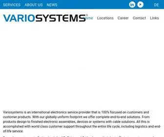 Variosystems.com(Global end) Screenshot