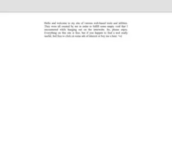 Variouswebtools.com(Various Web Tools) Screenshot