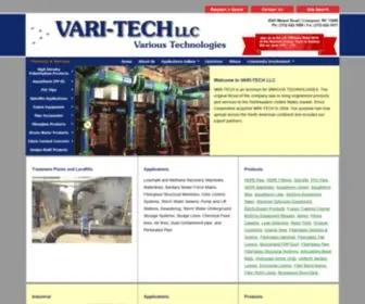 Varitech.com(Polyethylene Pipe) Screenshot