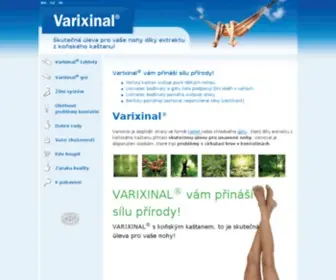 Varixinal.cz(Skutečná úleva pro vaše nohy) Screenshot