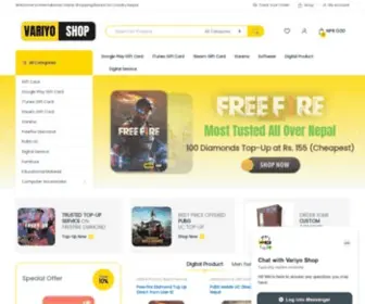 Variyoshop.com(Online Shopping Nepal) Screenshot