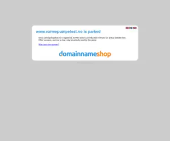 Varmepumpetest.no(Varmepumpetest) Screenshot