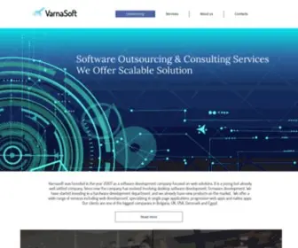 Varnasoft.com(Outsourcing) Screenshot