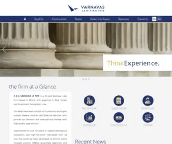 Varnavas.gr(Varnavas Law FirmGolden Visa Greece) Screenshot