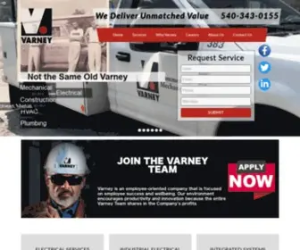Varneyinc.com(Solutions for your Commercial Electrical) Screenshot