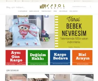 Varoltekstil.com(Varol Tekstil Ev Tekstili) Screenshot