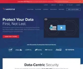 Varonis.com(Automated Data Security) Screenshot