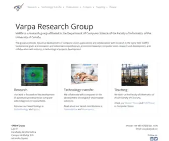 Varpa.org(VARPA Group) Screenshot