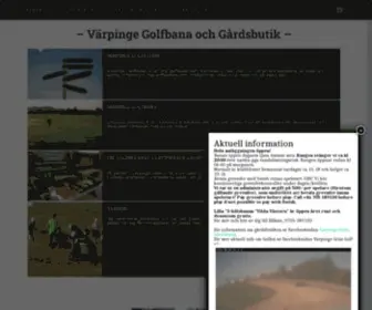 Varpingegolfbana.se(Värpinge Golfbana och Gårdsbutik) Screenshot