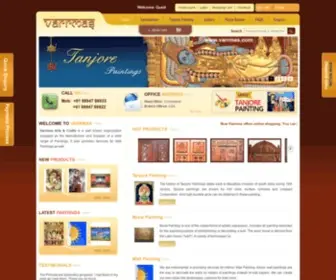 Varrmas.com(Tanjore Paintings) Screenshot