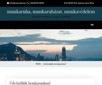 Varroda.hu(Munkaruha gyártás cégek és közületek részére) Screenshot