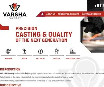 Varshafoundry.com(Varsha Foundry) Screenshot