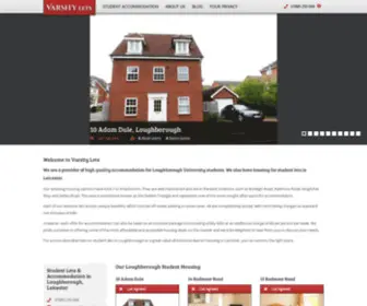 Varsity-Lets.com(Student Lets & Accommodation in Loughborough) Screenshot