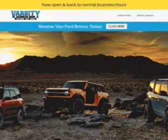 Varsityautos.com(Varsity Automotive Group) Screenshot