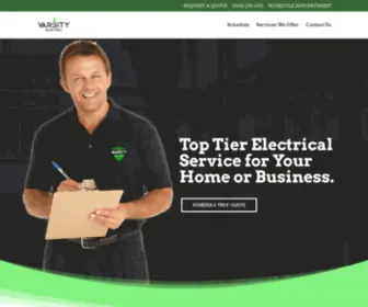 Varsityelectric.com(Varsity Electric) Screenshot