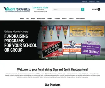 Varsitygraphics.net(Your School Fundraiser) Screenshot