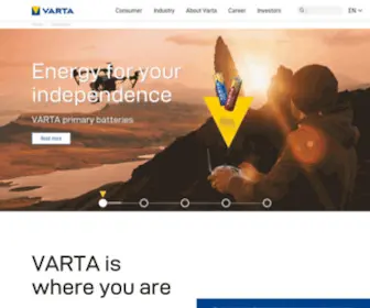 Varta-Consumer.com(VARTA AG) Screenshot
