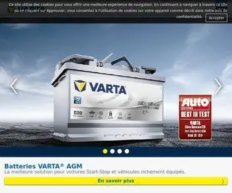 Varta-Automotive.be(Varta Automotive) Screenshot