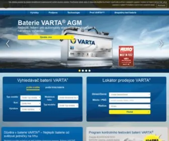 Varta-Automotive.cz(Autobaterie VARTA®) Screenshot