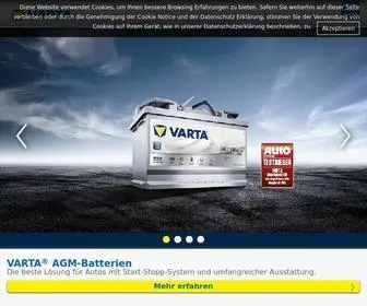 Varta-Automotive.de(Batterien für Wohnmobile und Boote) Screenshot