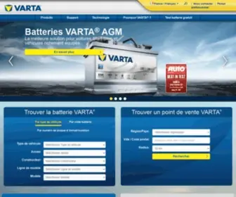 Varta-Automotive.fr(Batteries VARTA) Screenshot