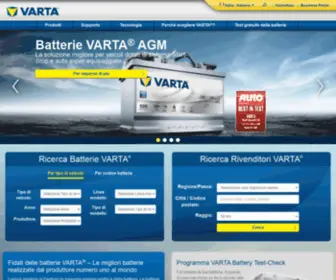 Varta-Automotive.it(Batterie auto VARTA) Screenshot