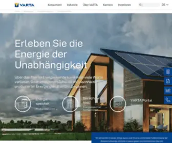 Varta-Storage.de(Varta Storage) Screenshot