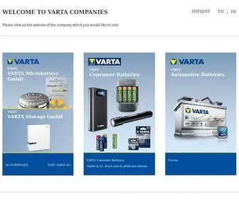 Varta.fr(VARTA BRAND) Screenshot