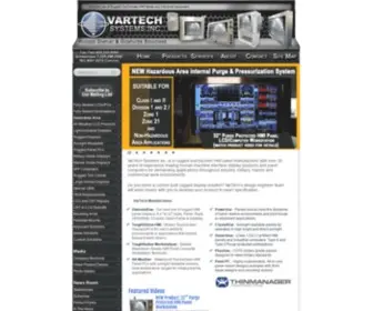 Vartechsystems.com(VarTech's Industrial Computers and LCD Monitors) Screenshot