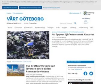 Vartgoteborg.se(Vårt Göteborg) Screenshot