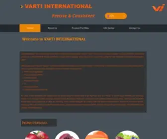 Vartiinternational.com(Varti International) Screenshot