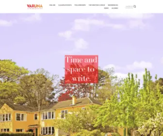 Varuna.com.au(The National Writers' House) Screenshot
