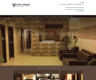 Varunahotels.com(Hotel Varuna) Screenshot