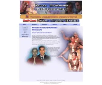 Varunamultimedia.info(Varuna Multimedia ThrimanaTV Broadband Sri Lankan Web TV from Australia) Screenshot