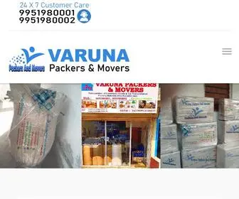 Varunapackers.in(Varuna Packers and Movers) Screenshot