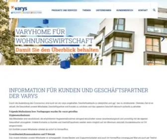 Varys.de(ERP-Software für die Wohnungswirtschaft) Screenshot