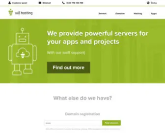 Vas-Hosting.com(Virtual Servers with the Best Administration) Screenshot