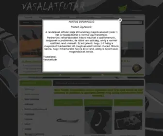 Vasalatfutar.hu(Vasalatfutár) Screenshot