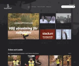 Vasaloppet.tv(Följ och ta del av allt som rör Vasaloppet) Screenshot