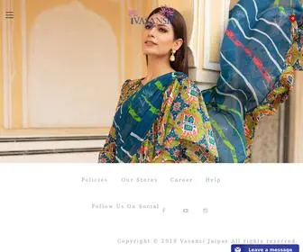 Vasansi.com(Shop Online For Saree) Screenshot