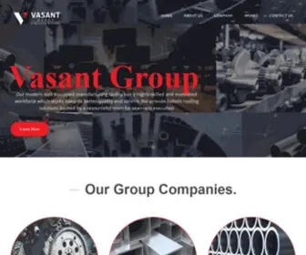 Vasantgroup.com(Vasant Group of Industries Pune) Screenshot