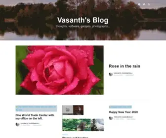 Vasanth.in(Vasanth Dharmaraj's Blog) Screenshot
