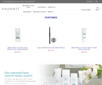 Vasanticosmetics.ca(Vasanti Cosmetics) Screenshot