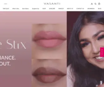 Vasanticosmetics.com(Vasanti Cosmetics) Screenshot